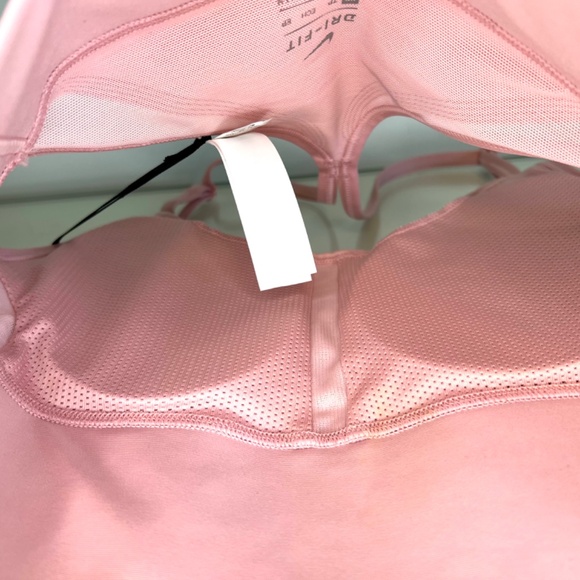 NWT Nike Dri-Fit Indy Athletic Bra Top Bralette Pink XS NEW - Picture 12 of 16